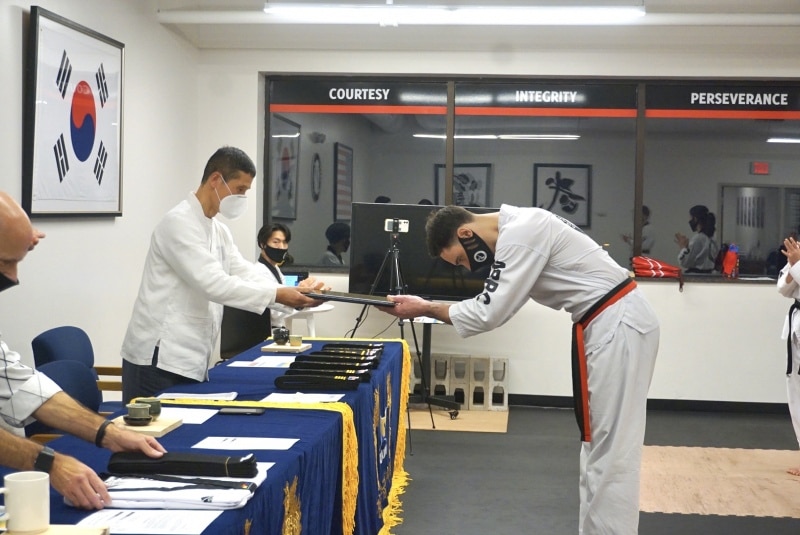 Taekwondo class at Agape